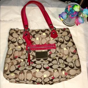 ❤️COACH🧡 POPPY SECRET 🤫 ADMIRER GLAM 🧡❤️ TOTE